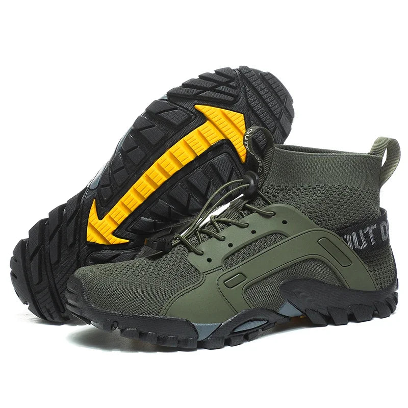 39-47 Size Men's Aqua Shoes Anti-Slip Male Sneakers Mountain Hiking Shoes Quick-Drying Water Shoes Soft Men Casual Sneakers 2024
