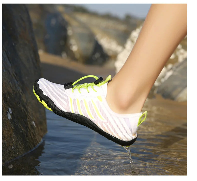 Men Women Water Shoes Aqua Shoes Drainage Beach Sports Swim Sandals Quick Dry Boating Barefoot Diving Fishing Surfing Sneakers