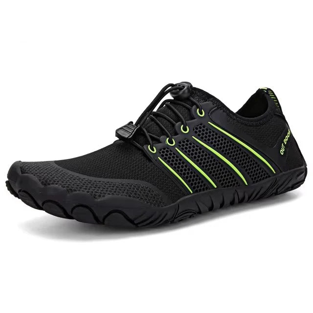 Mens Minimalist Running Cross Training Shoes Barefoot Shoes Big Toe Box Five Finger Shoes Saguaro Barefoot Pit Viper Paracord