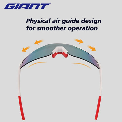 giant long-distance Cycling Glasses super light Men WomenAnti-Fog UV400 Protection MTB Bike Glasses Windproof Sports Eyewear