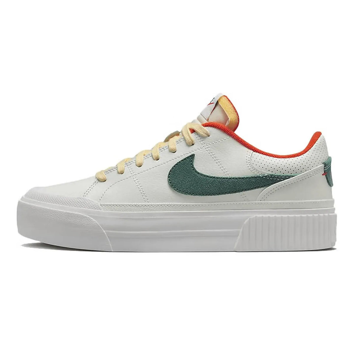 Nike Court Legacy Lit Leather Comfort Slip-Resistant Cushioned Durable Low-Top Tennis Shoes FD0355-133
