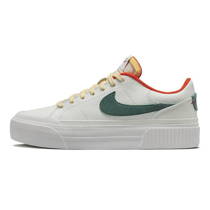 Nike Court Legacy Lit Leather Comfort Slip-Resistant Cushioned Durable Low-Top Tennis Shoes FD0355-133