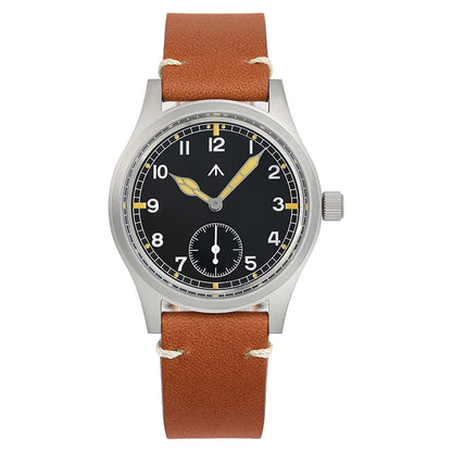 Militado V2 Version Military D12 Watch 36mm AR Sapphire Quartz Movement Watches Waterproof Sub-second Stainless Steel Wristwatch