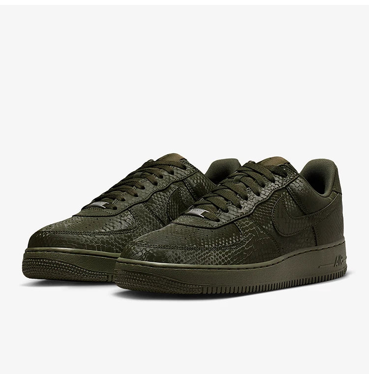 Nike Authentic jesenski stil muške niske tenisice otporne na habanje s uzorkom zmijske kože IB0018-301