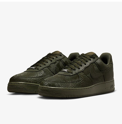 Nike Authentic jesenski stil muške niske tenisice otporne na habanje s uzorkom zmijske kože IB0018-301