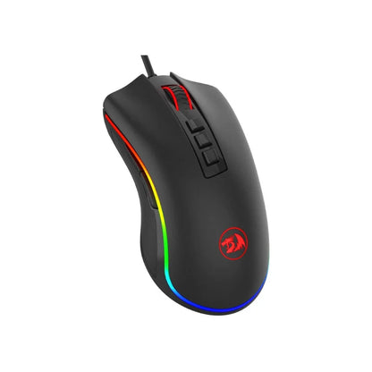 Rato Gaming para PC Redragon M711 com Fio, 7 Botões Programáveis, RGB Personalizável, 10,000 DPI, Ergonómico