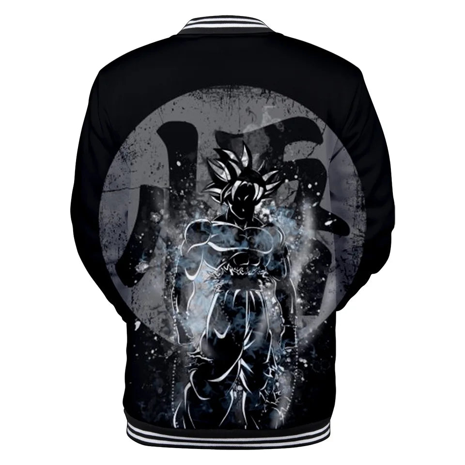 Dragon Ball Streetwear Baseball Uniform for Man Women Son Goku Adults Costumes Jackets Spring Fall Coat Cardigan Sweatshirt Gift