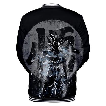 New Japanese Anime Dragon Ball Z Varsity Jacket Autumn Casual Sweatshirt Hoodie Coat Jacket Brand Baseball Jacket