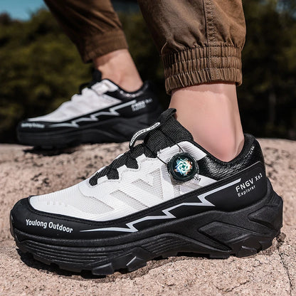Mens Sneakers Casual Outdoor Anti Slip Shock-absorbing Versatile Off Road Hiking Shoes Comfortable Soft Sole Running Shoes Man