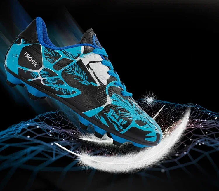 Buty piłkarskie dla dzieci Sports Society Field Chłopięce buty do piłki nożnej Futsal Szybkie buty do halowej piłki nożnej Oryginalne buty z kolcami do kostek Buty piłkarskie