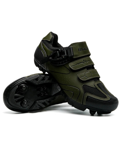 Spring 2025，MTB Cycling Shoes With Clamps For Men,Carbon Sports Shoes, Speed, Mountain Running，Mountain Bike Shoes
