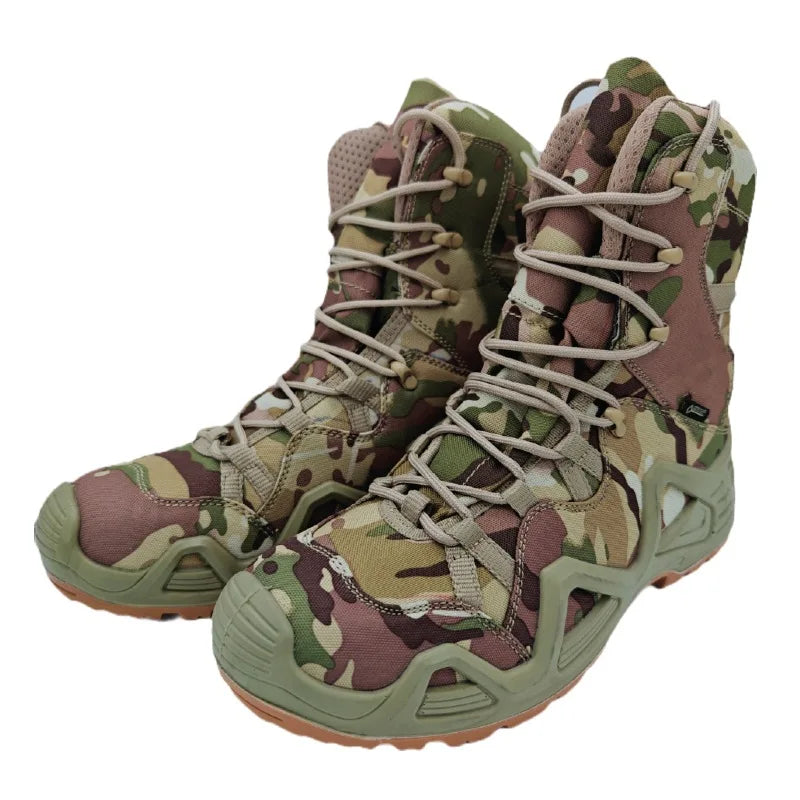 Lynjacye – zielone buty bojowe o średniej wysokości dla mężczyzn i kobiet, rozmiary 39–46, buty outdoorowe, treningowe, turystyczne, pustynne, do wspinaczki, Bota Masculina