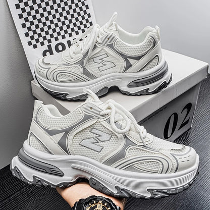 Casual sportstøj til mænd, udendørs vandring, trendy mode, streetwear og komfortabelt