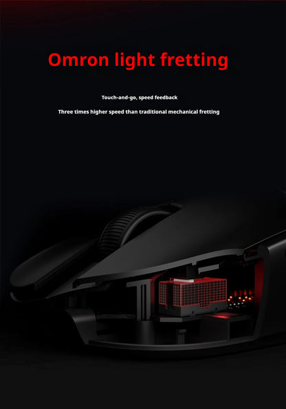 ATK VXE VGN MAD R Major Ultra-Lightweight Wireless Gaming Mouse, Ergonomic Dual-Mode Wireless Mouse with PAW3395 Sensor for Esports, Office & Gaming