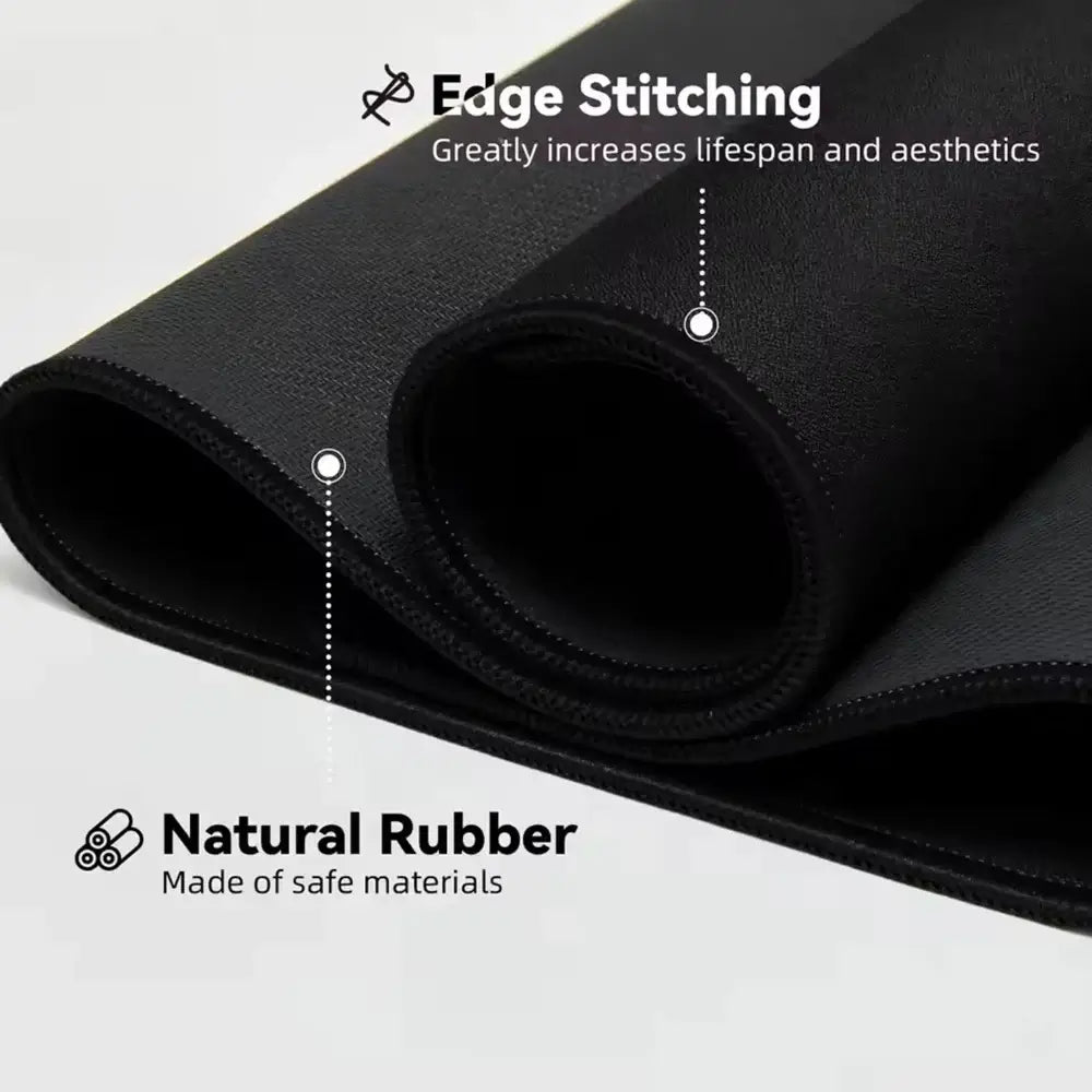 Tapete de Rato Gaming Overwatch para Escritório, Antiderrapante, DIY, Grande, para Teclado e Rato, com Bordas Overlock
