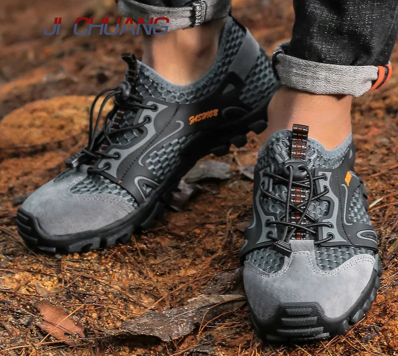 39-50 Water Shoes Men Quick Drying Swim Beach Aqua Shoes for Water Sport Diving Hiking Sailing Travel Sneakers  mountaineering