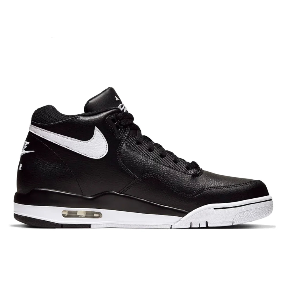 Nike Flight Legacy Mid-Top Retro Basketball Shoes with Slip-Resistant, Durable, and Cushioned Construction Unisex BQ4212-002