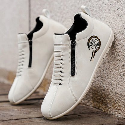 Men's Lightweight Casual Shoes Outdoor Entertainment Skateboarding Daily Walking Driving Shoes Comfortable Breathable Slip-On