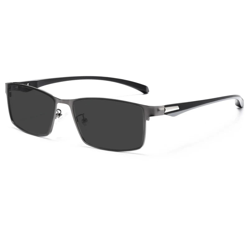 LOERHUNAR Brand Design for Men's Retro Business Myopia Sunglasses with Diopter 0 -0.75 -1.0  -1.5 -1.75 -2.0 -2.5 -3.0 to -6.0