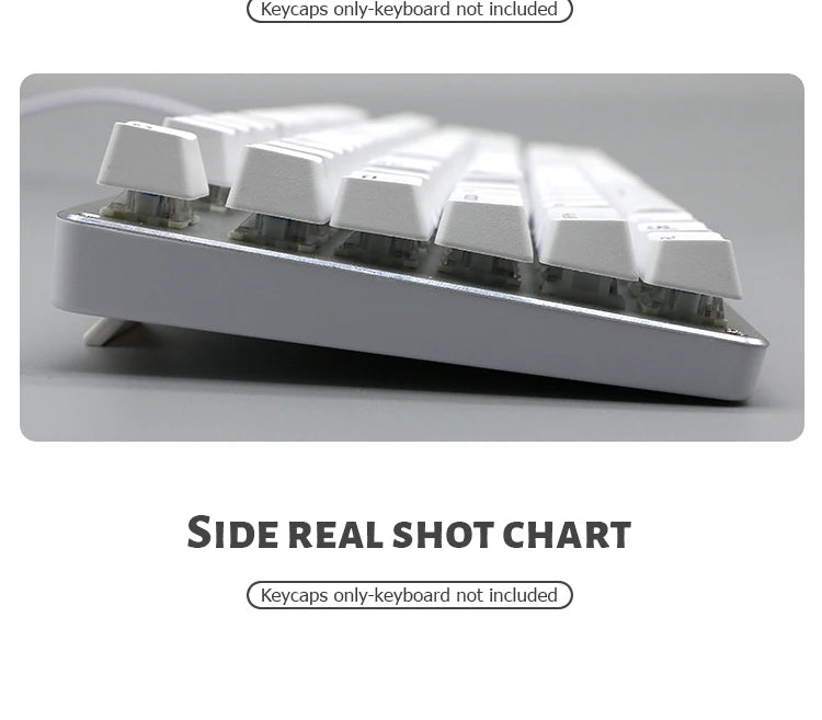 104 Teclas Keycaps Retroiluminadas Coreano Francês Russo Espanhol Alemão para Teclado Mecânico com Switch MX, Perfil OEM, Teclas ABS DIY