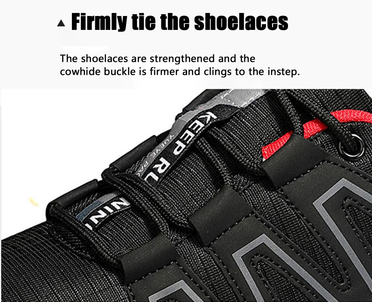 Hiking Shoes Men's Outdoor Rubber-Soled Non-Slip Tactical Training Shoes Lightweight Comfortable Hiking Travel Sports Shoes Men