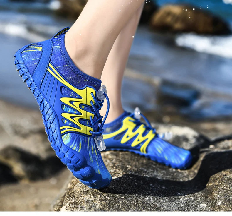Buty do pływania dla dzieci, szybkoschnące buty plażowe, buty wodne dla chłopców i dziewczynek, buty sportowe do chodzenia boso, trampki do brodzenia, sandały dla dzieci do nurkowania, wędkowania i surfowania