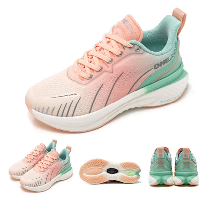 ONEMIX New Cushioned Running Shoes women Fall Winter Heavy Runners Lace-up Women Jump Rope Dance Non-slip Outdoor Sneakers