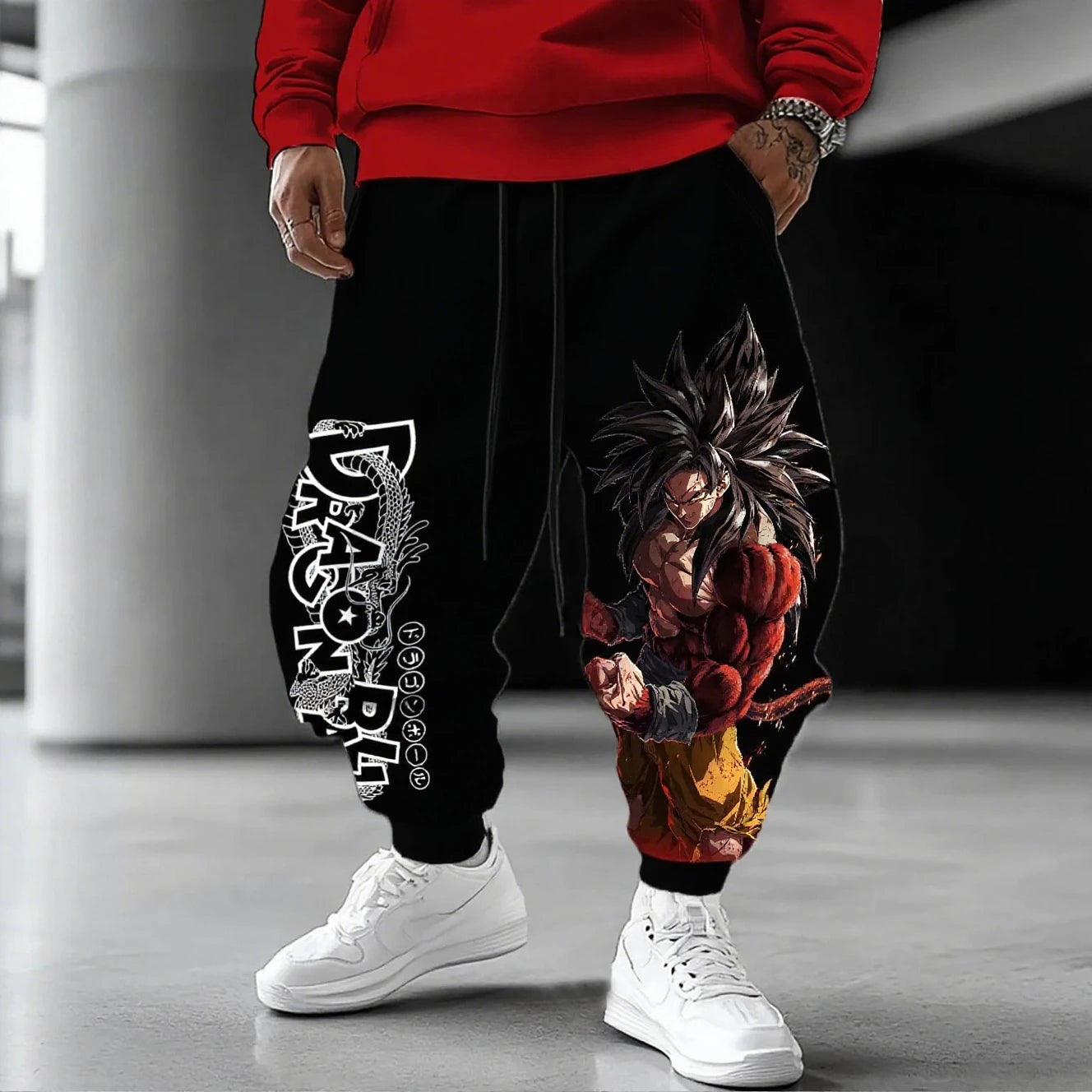 2026 Summer Dragon Ball Goku 3D Print Joggers, Quick Dry Oversized Outdoor Hip Hop Casual Pants for Men Women Kids Y2k