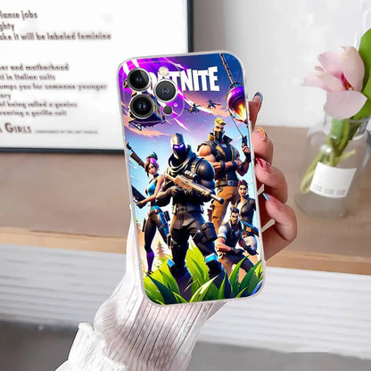 F-Fortnites-Cools maska za telefon za iPhone 17 16 15 14 13 12 11 Pro Max Plus, mekana navlaka, personalizirani DIY