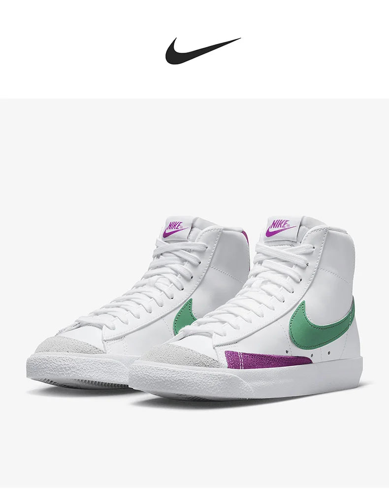 Ténis leves Nike Blazer Mid '77 para mulher, genuínos e oficiais, CZ1055-123