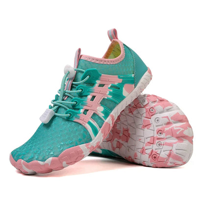 Men Women Water shoes Upstream Wading Swimming Barefoot Five Fingers Aqua Shoes Colorful Beach Seaside Light Unisex Sneakers New