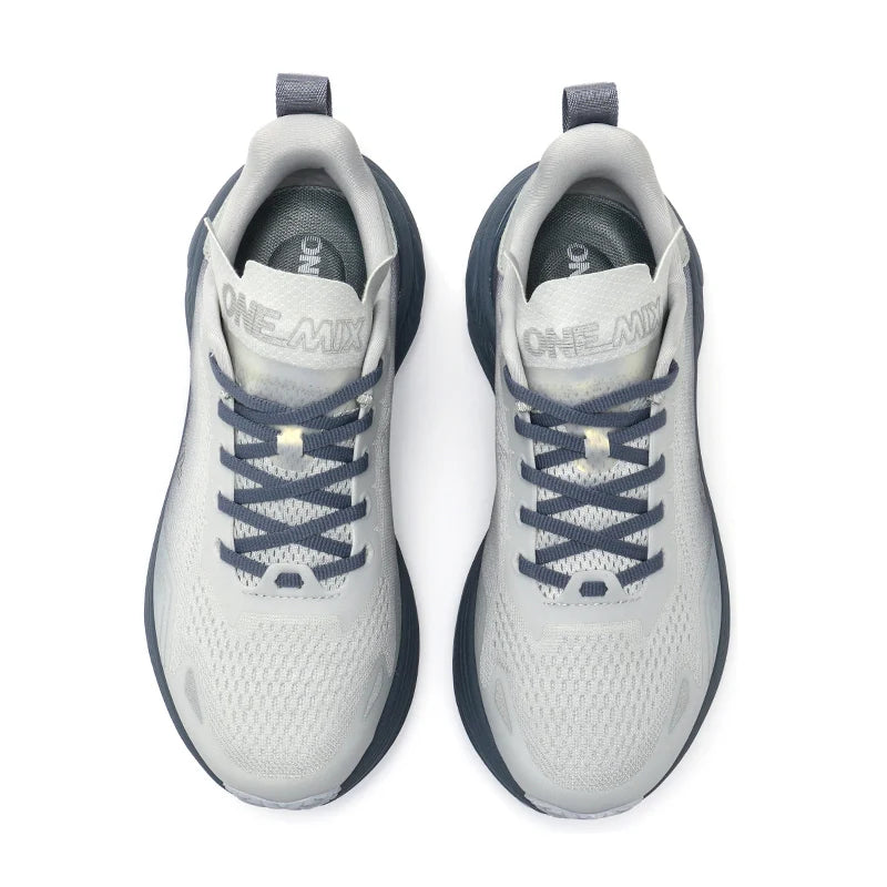 Scarpe da jogging e running ONEMIX Bumper Max unisex, sneaker leggere da strada resistenti all’usura, scarpe sportive fashion per il fitness