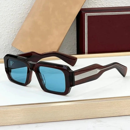 JMM MIGLIA Rectangle Acetate Sunglasses for Men and Women Handmade in Japan High Quality Brand Designer Outdoor UV400 Eyeglasses