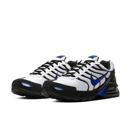 Nike Air Max Torch 4 Men's Low-Top Training Running Shoes – Black/White/Blue, Breathable Fit, All-Day Comfort CW7026-100
