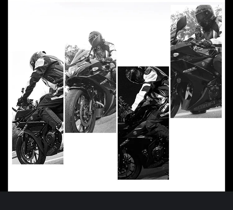 Casual Leather Motorcycle Riding Boots for Men Off-Road Motocross Shoes Breathable Wear Resistant
