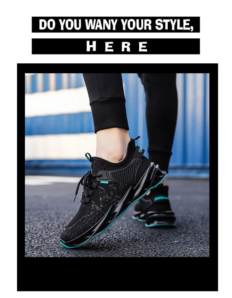Men's Comfortable Running Shoes Breathable Sporty Casual Versatile Heightening Dad Shoes Autumn New Arrival Low Cut Sneakers