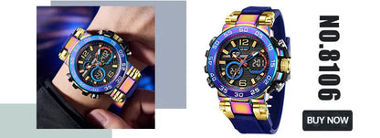 Military Watches Men Sport  Watch Waterproof Alarm Clock Dual Time Wristwatches Digital 8049B Army Watches Military