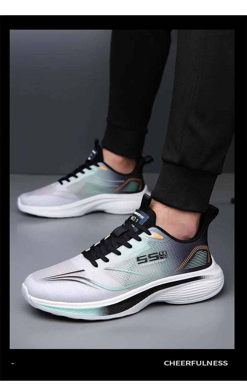 Carbon Plate Marathon Shoes Men Casual Sneakers Air Cushion Luxury Comfortable Lightweight Sports Running Shoes Male Footwear