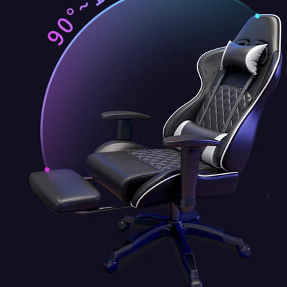 Ergonomisk drejelig gamingstol, komfortabel computerstol, moderne hjemmekontorstol, elastisk kontorstol, executive, holdbar og åndbar, Muebles Furniture