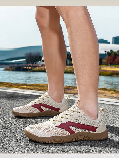 Men's Wide-Design Anti-Slip Casual Shoes Hiking Shoes Barefoot Loafers Multiple Colors Available Breathable Mesh Men's Footwear