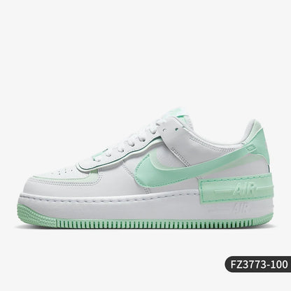 Nike Genuine AIR FORCE 1 Women's Thick-Sole Low-Top Classic Sneakers FZ3773-100