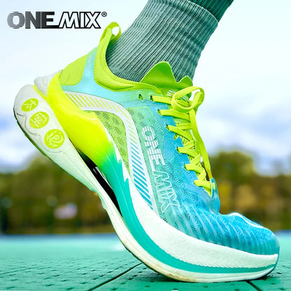 ONEMIX Carbon Plate Marathon Running Racing Shoes Professional Stable Support Shock-relief Ultra-light Rebound Sneakers