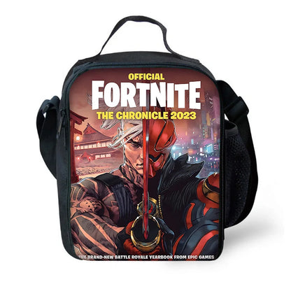 Child Insulated Large Capacity Bag for Boy Girl Student Hot Game Outdoor Picnic Resuable Thermal Cooler Lunch Box F-FortniteS