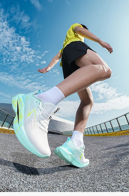Running Shoes Carbon Board Speciality Marathon Men Sports Reticular Breathable Lightweight Women's Athletic Nonskid Sneakers