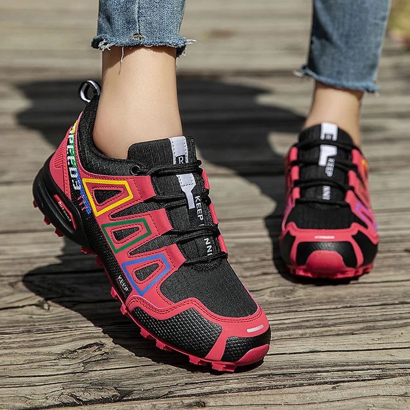 Men's Hiking Shoes Outdoor Sports Shoes Lace-up Hiking Shoes Women's Hiking Sports Shoes Non-slip Hunting Tactical Sports Shoes