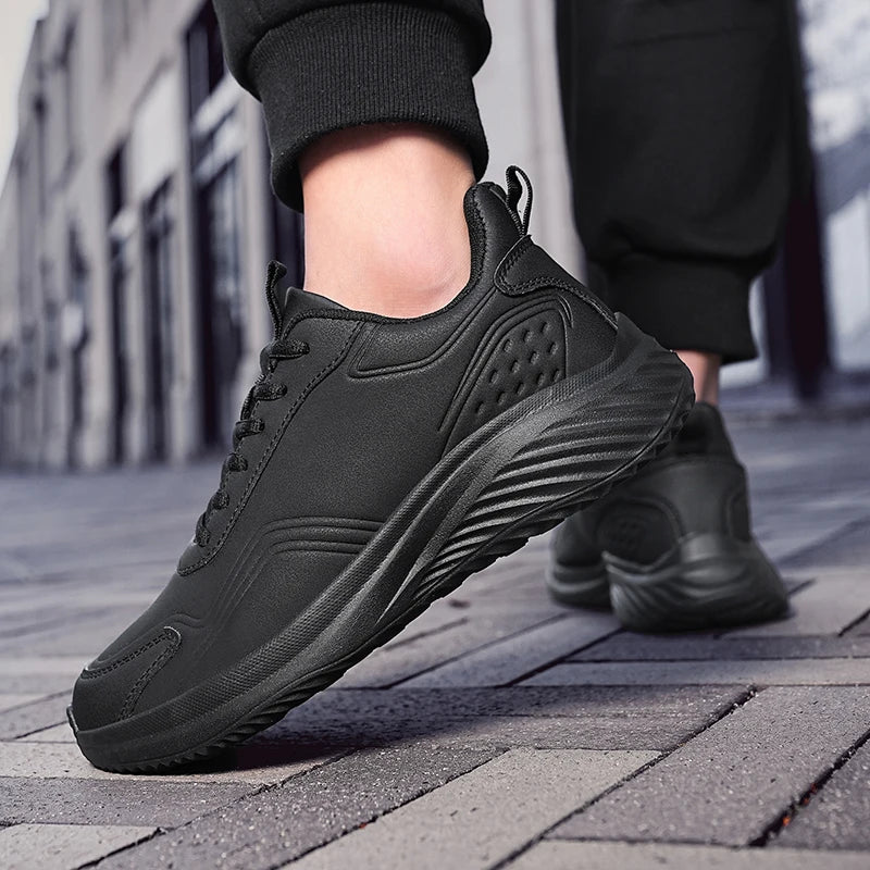 Autumn and Winter Men's Waterproof Sneakers Soft and Cushion Sport Shoes For Walking Plus Size 39-48 Casual Shoes For Men