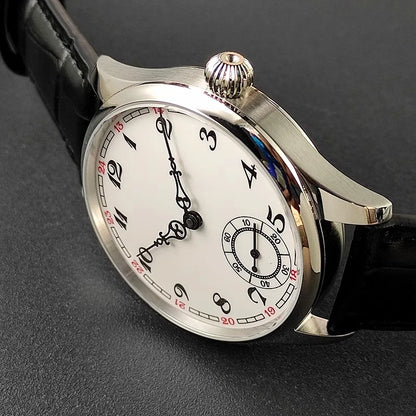 Men's Manual Mechanical Watch Roasted Blue Pin Seagull ST3621 Vintage Business Men's Waterproof Genuine Leather Watch