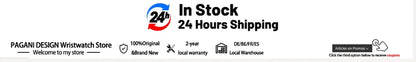 PAGANI DESIGN 2026 New 36MM Men Automatic Mechanical Watches   Sapphire Stainless Steel AR Coating 20Bar Clock Watch