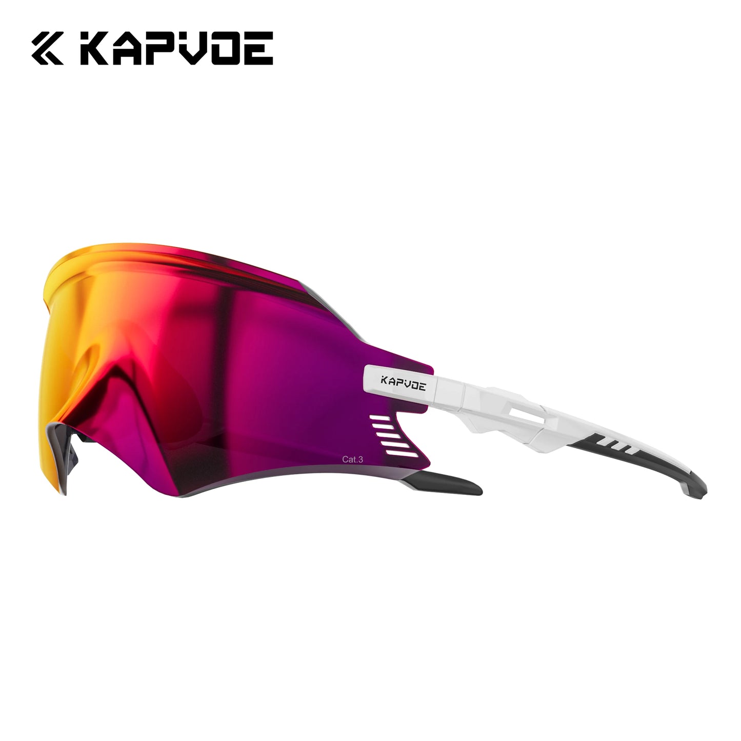 KAPVOE Outdoor Photochromic Cycling Sunglasses Men Road Driving Bike Glasses Sports Hiking Women Bicycle Cycling UV400 Goggles