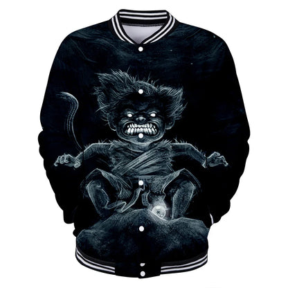Dragon Ball Streetwear Baseball Uniform for Man Women Son Goku Adults Costumes Jackets Spring Fall Coat Cardigan Sweatshirt Gift